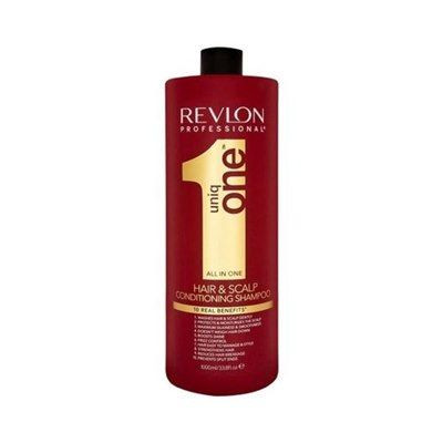 REVLON
שמפו יוניק וואן המעניק 10 יתרונות עיקריים לטיפול וטיפוח השיער הקרקפת.
מותיר את השיער רך ומבריק.
הוראות שימוש:
לעסות על שיער רטוב ולשטוף היטב.
כמות: 1000 מ"ל.
: יצרןRevlon סוג שמפו: מתאים לללא מלחים סוג טיפול: הזנת השיער