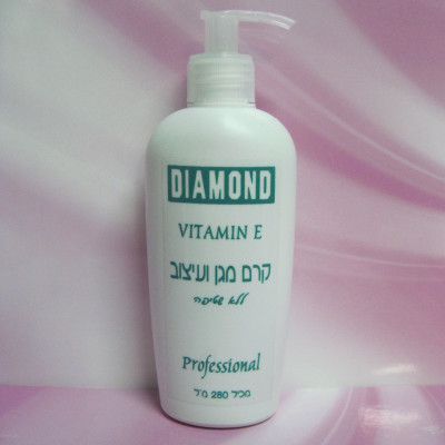ויטמין E משאבה 280 מ"ל DIAMOND קרם מגן ועיצוב ללא שטיפה