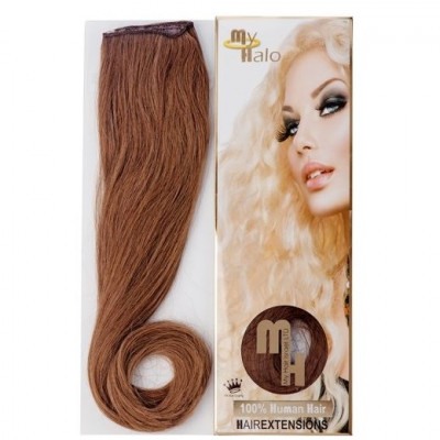 Hair Quality Tipe :100% Brazilian Human Hair
Methhod:MyHalo Hair Extension
Color:6
